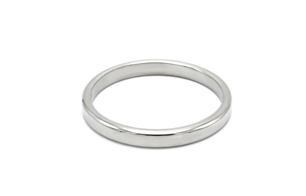 Flat Cock Ring Stainless Steel | Sleek & Modern Design
