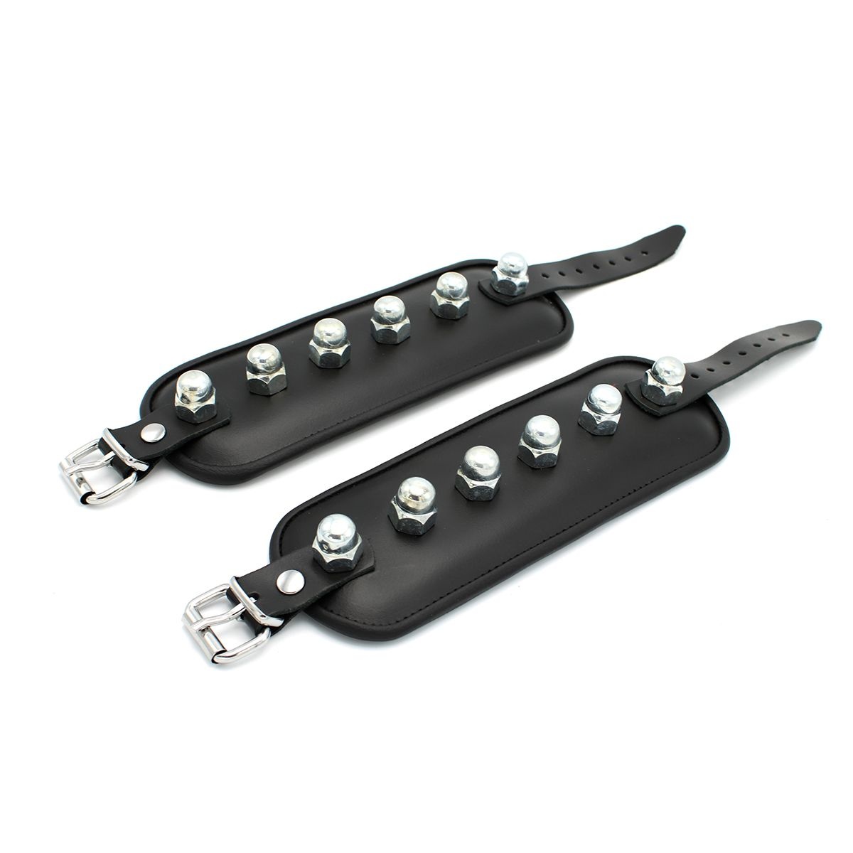 Lederen Handboeien Spikey Nuts – Comfort & Edgy Design