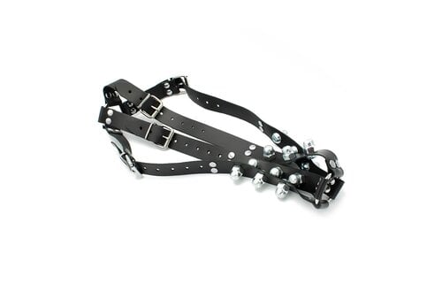 Lederen Harnas Spikey Nuts – Stoer, Verstelbaar & Kinky