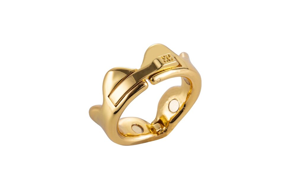 Sevanda Ring of Kings Shine Ring - Adjustable Crown Ring L