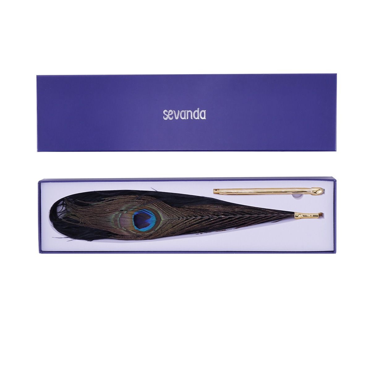 Sevanda Peacock Feather Tickler – Luxurious & Sensual Accessory