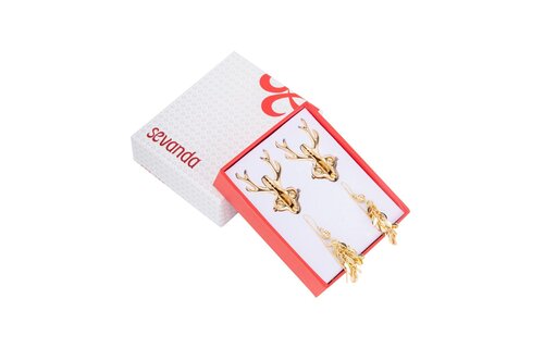 Sevanda Stag Verstellbare Nippelklemmen – Elegant & bequem