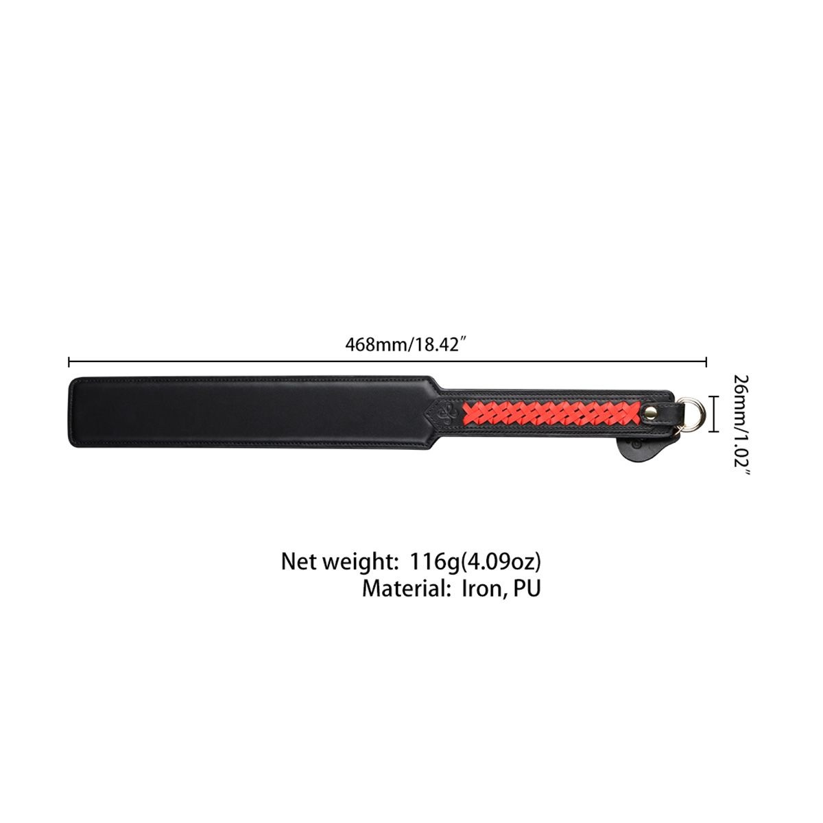 Braided-handle Spanking Paddle