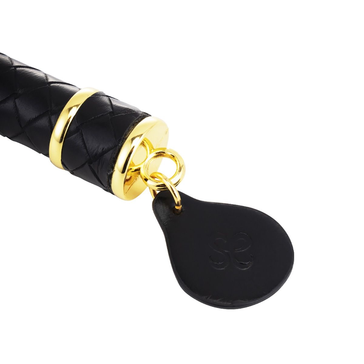 Rot & Schwarz geflochtener Schwanz-Flogger – elegant & langlebig