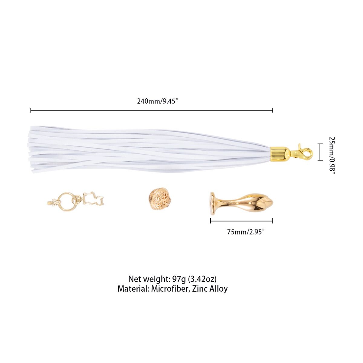 Afneembare Pony-Tail Plug Kit | Elegant & Luxe Intiem Speelgoed