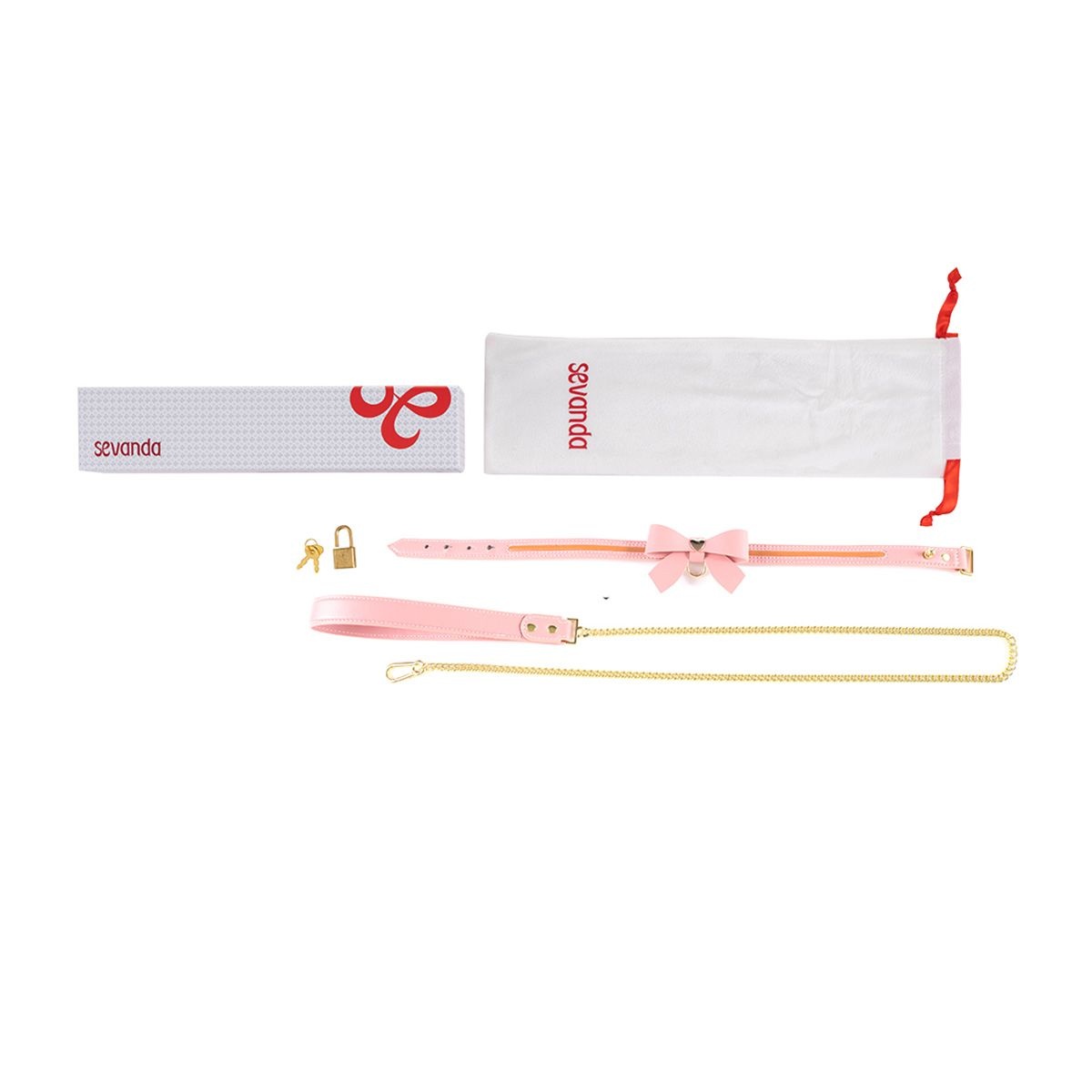 Sevanda Love Heart Vlinder Leren Halsband – Elegant & Verstelbaar