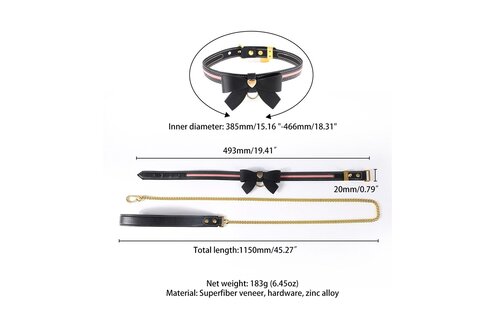 Love Heart Butterfly Lederhalsband Set