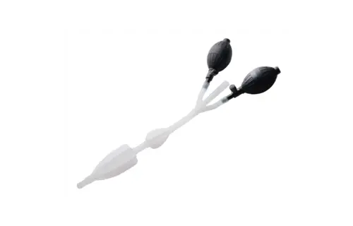 Silicone Anal Catheter with Bulbs