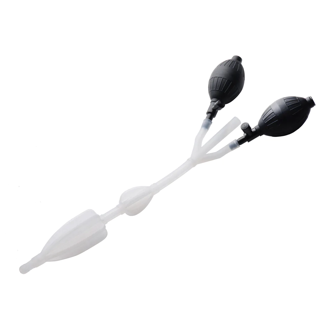 Silicone Anal Catheter With Balloons | Comfort & Control
