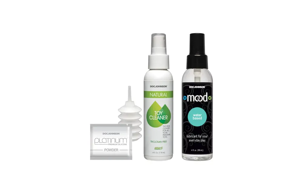 Vac-U-Lock Siliconen Pegging Set 17,8 cm – Luxe Strap-On