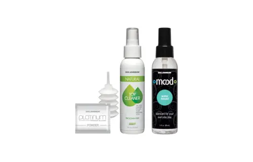 Vac-U-Lock Siliconen Pegging Set 17,8 cm – Luxe Strap-On