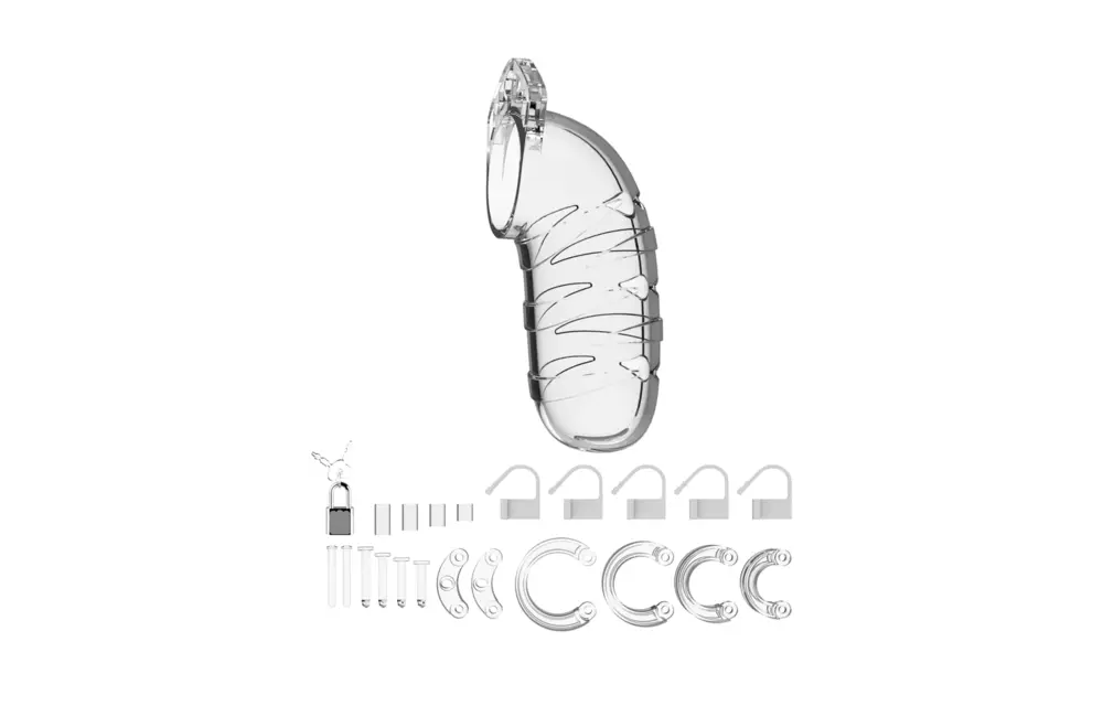 Keuschheitskäfig V5 14 cm | Langlebige BDSM-Kontrolle Mancage