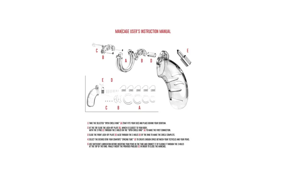 Chastity Cage V6 14 cm | Durable & Comfortable Cage