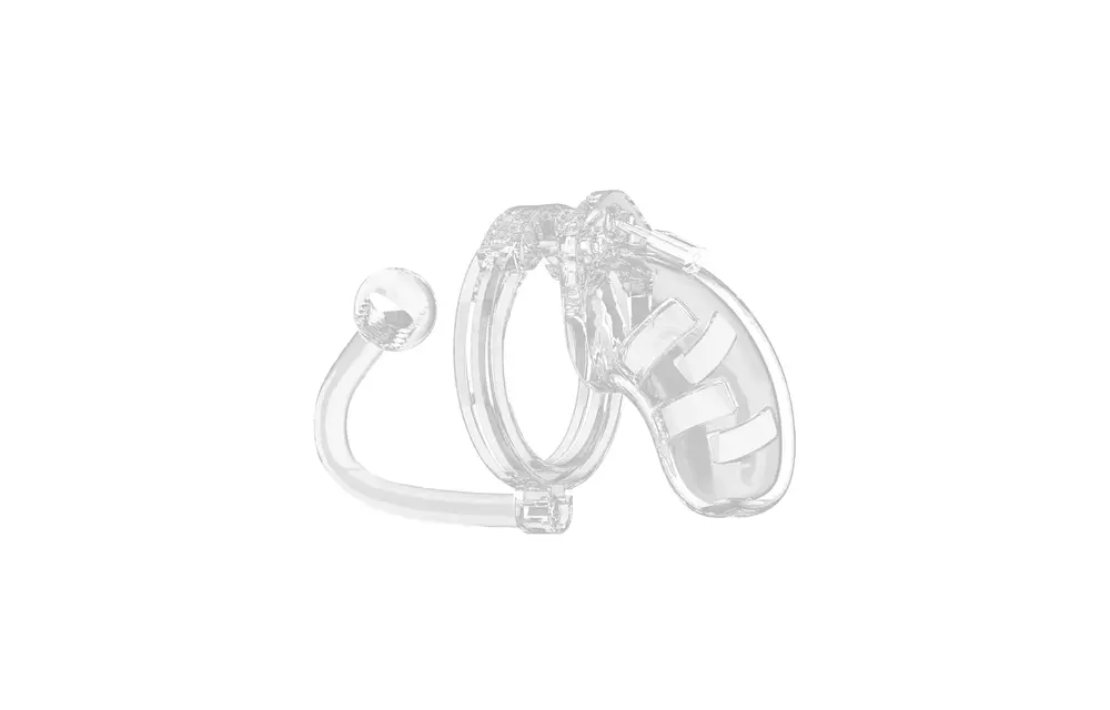 Chastity Cage With Butt Plug V10 - Comfort & Control 9 cm