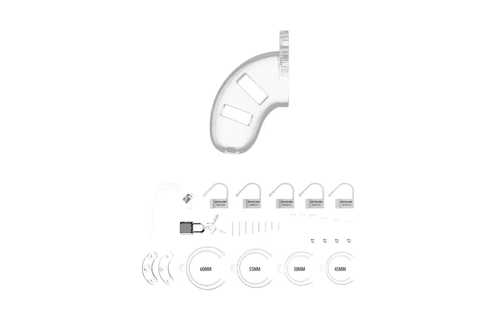 Kuisheidskooi Met Buttplug V10 - Comfort & Controle 9 Cm