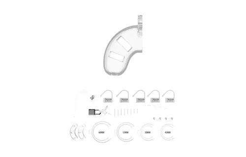 Chastity Cage With Butt Plug V10 - Comfort & Control 9 cm