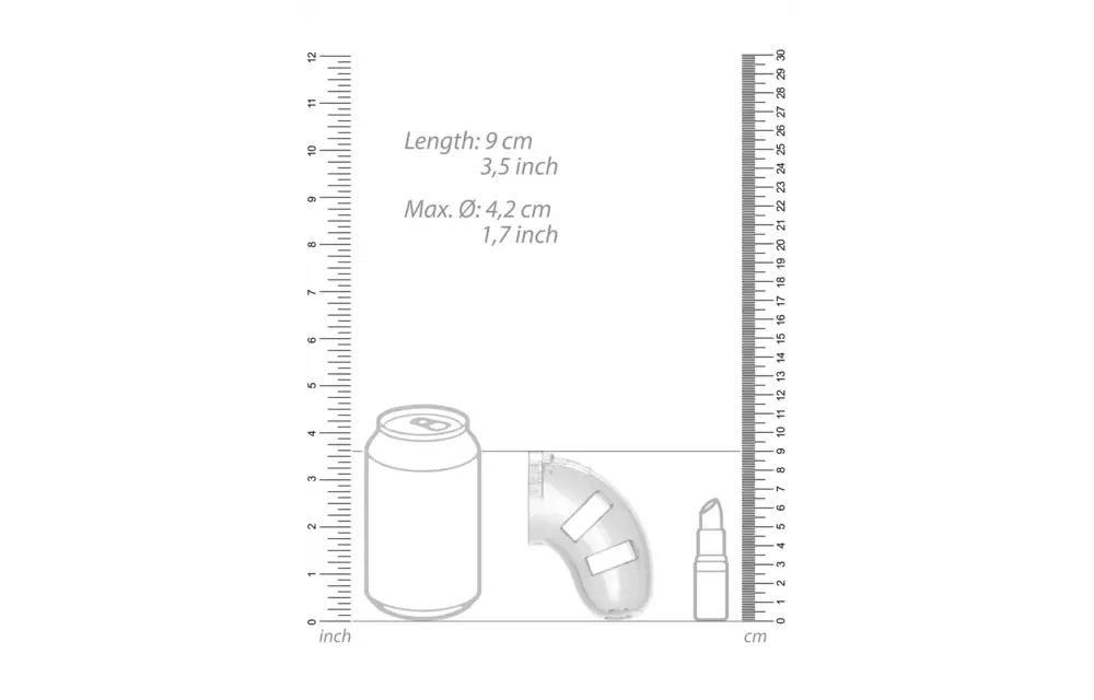 Kuisheidskooi Met Buttplug V10 - Comfort & Controle 9 Cm