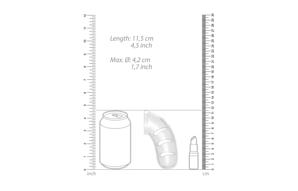 Man|Cage Chastity Cage With Butt Plug – 11.5cm Comfort & Control