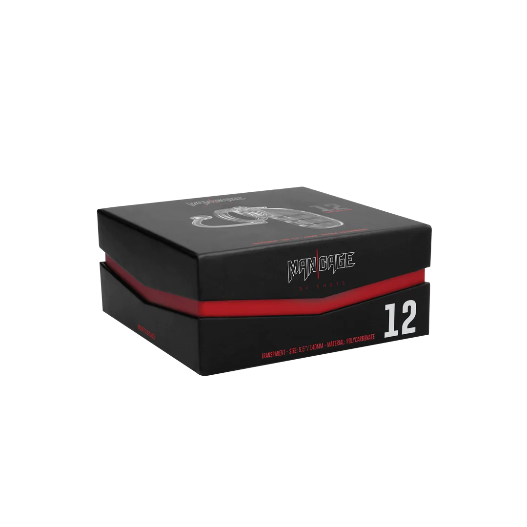 Keuschheitskäfig mit Buttplug V12 – Komfort & Stimulation 14 cm