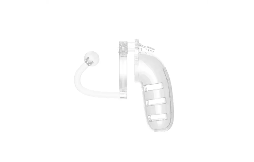 Chastity Cage With Butt Plug V12 - Comfort & Stimulation 14 cm