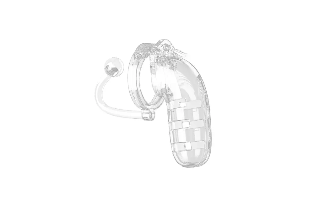 Chastity Cage With Butt Plug V12 - Comfort & Stimulation 14 cm