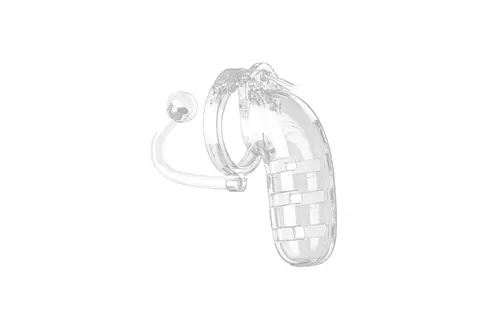 Chastity Cage With Buttplug V12 - 5.5" / 14 cm