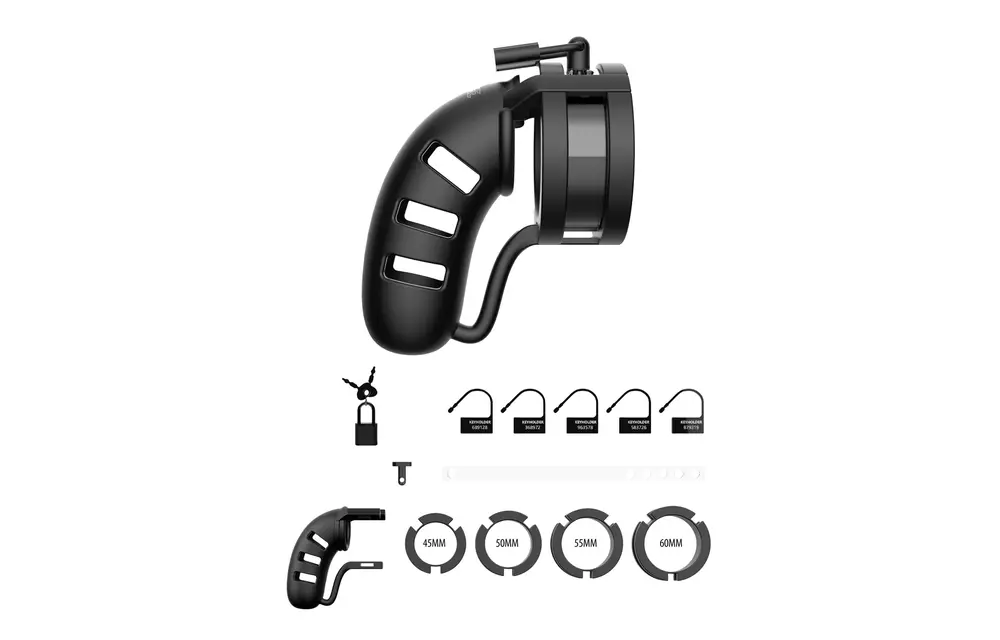 Chastity Cage Model 19 With Ball Splitter – Ultimate Control