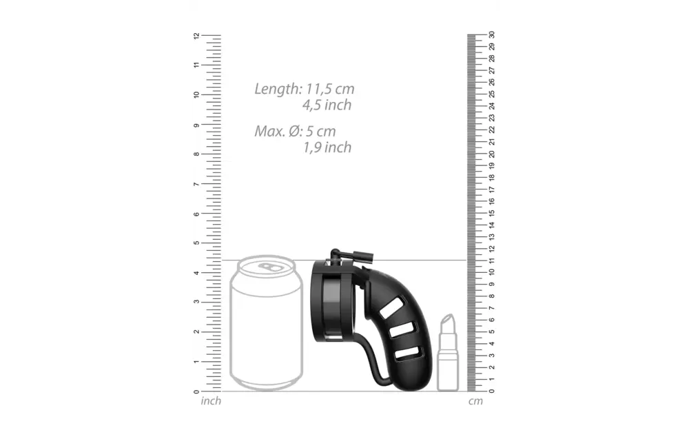 Chastity Cage Model 19 With Ball Splitter – Ultimate Control