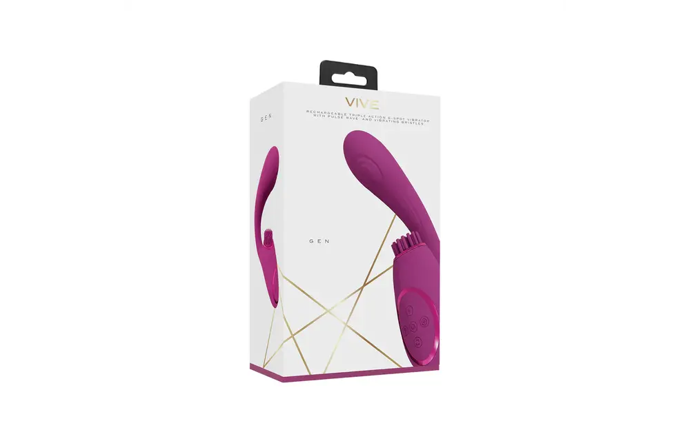 Gen - Drievoudige Motor G-Spot Pulse Vibrator - Roze