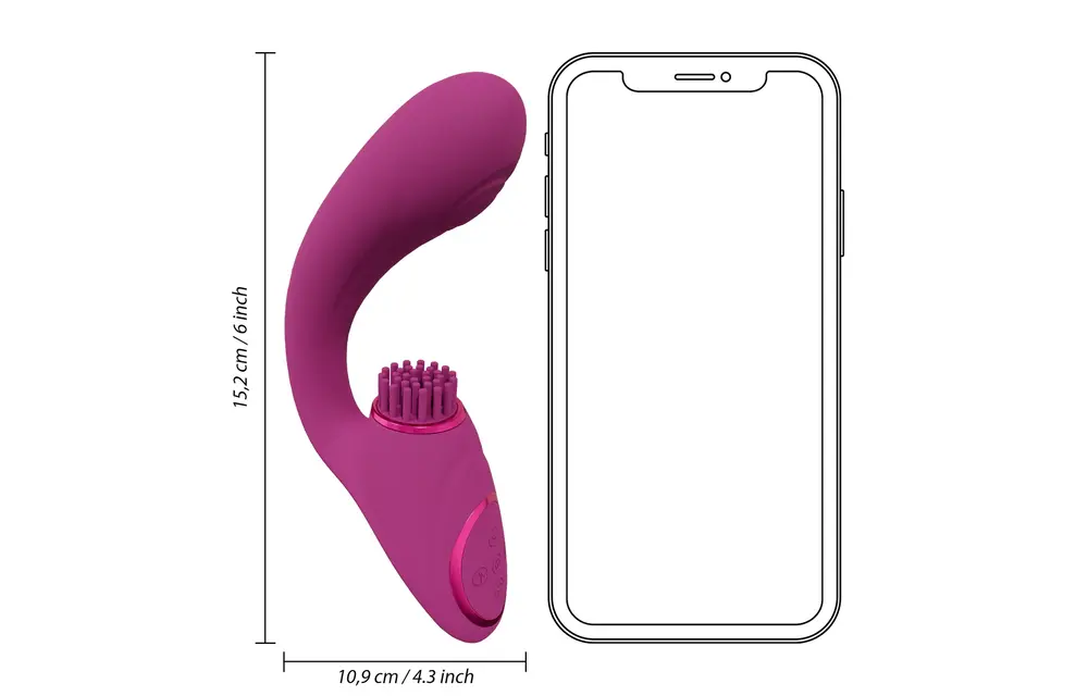 Gen - Drievoudige Motor G-Spot Pulse Vibrator - Roze