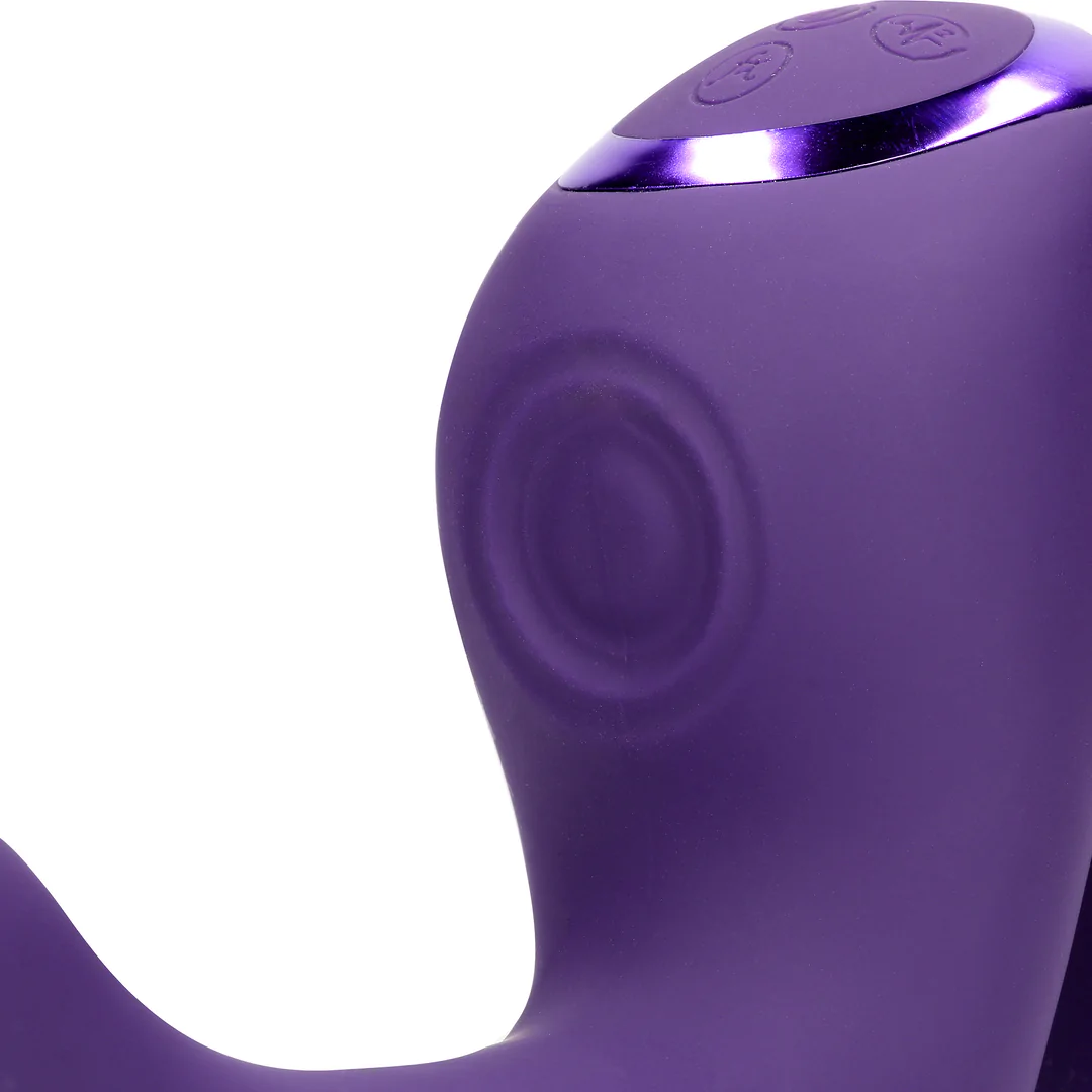 Riko Dreifachmotor-Pulsationsvibrator – über 1000 Funktionen, violett
