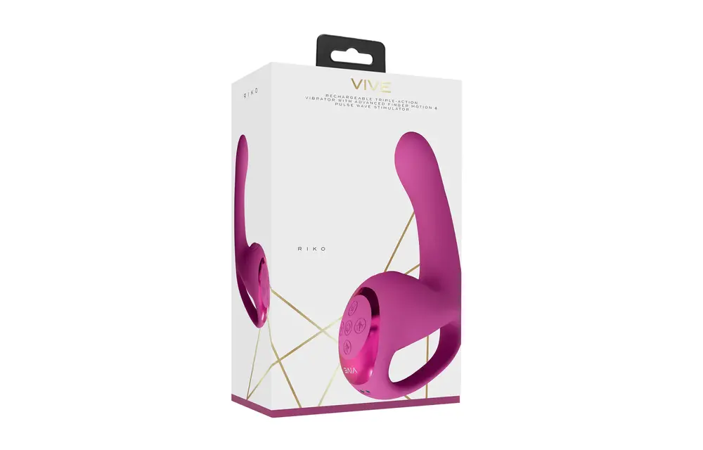Riko Drievoudige Motor Thumper - Top Vibrator Roze & Krachtig