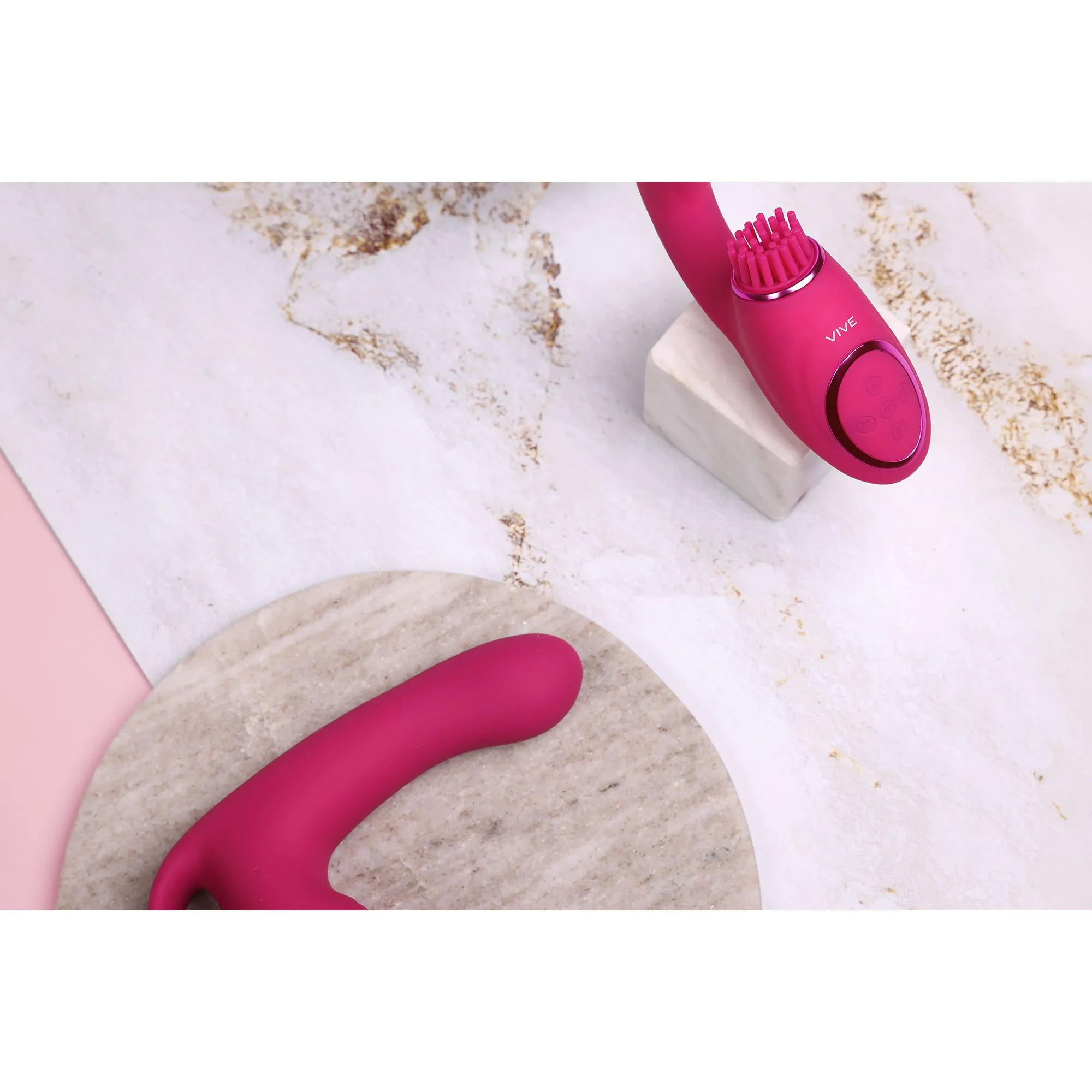 Riko Triple Motor Thumper - Top Vibrator Pink & Powerful