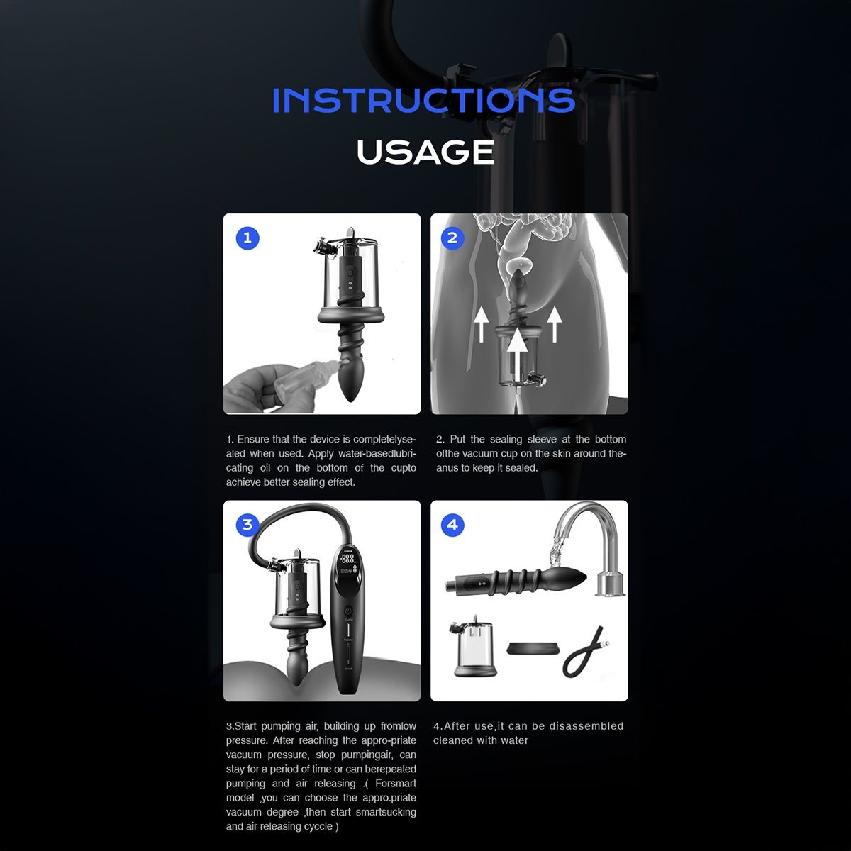 Rosebud with Smart Vibrating Pump – Prostate Massage & Comfort