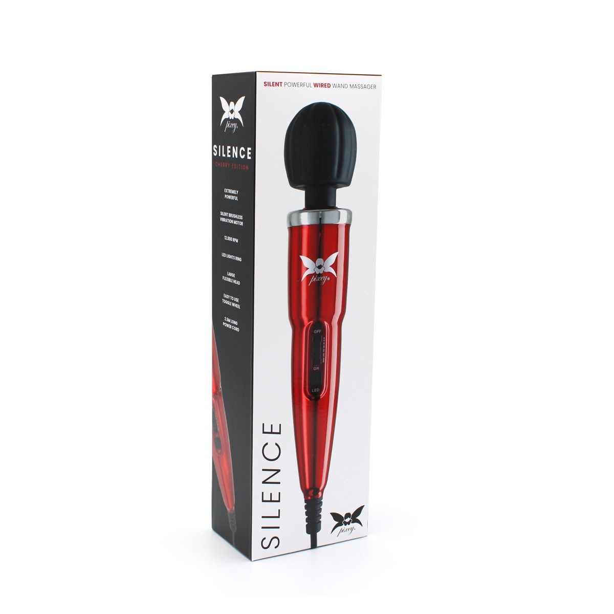 Pixey Silence Red Cherry Edition – Leistungsstarker, leiser Massager