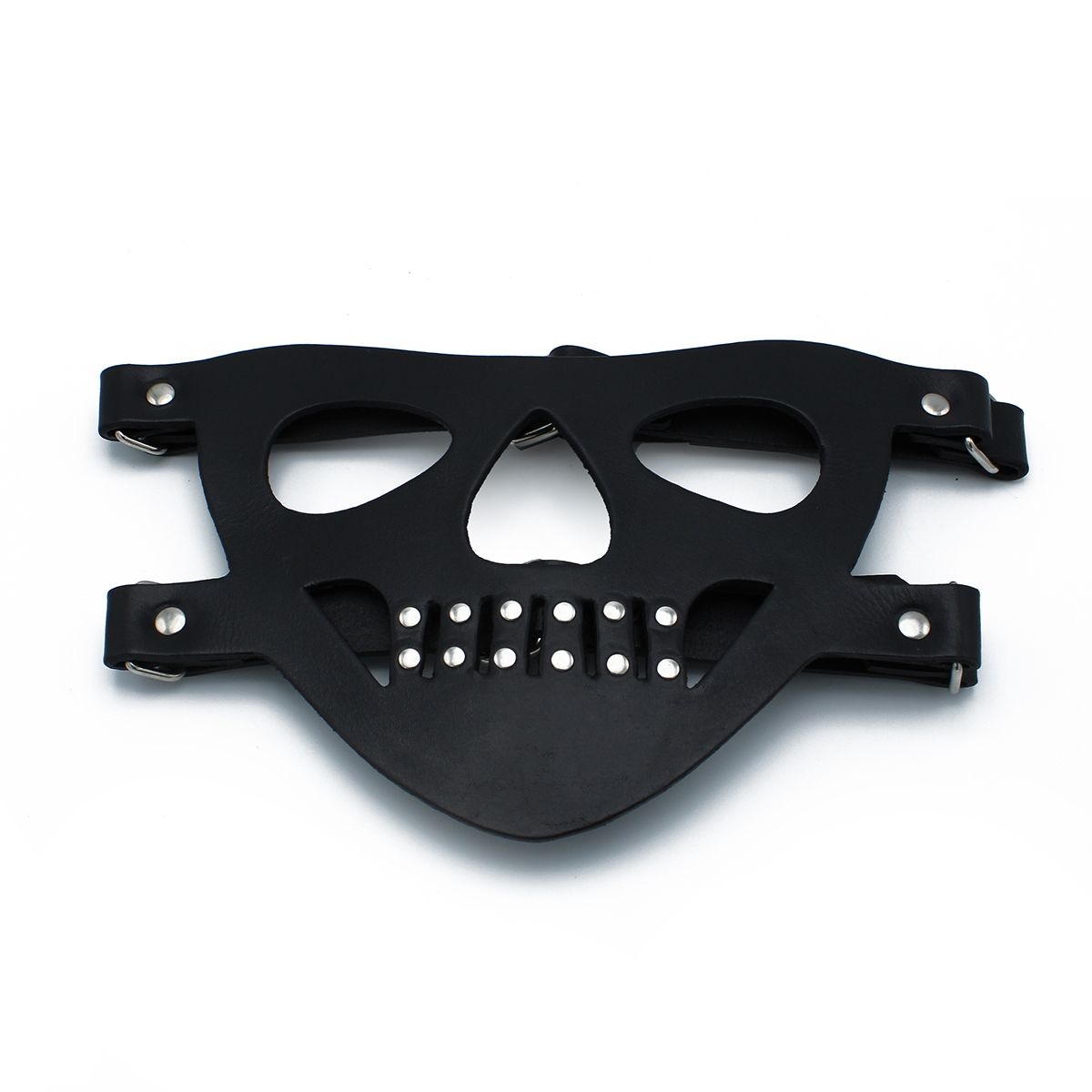 Black Leather Face Muzzle "The Bane"