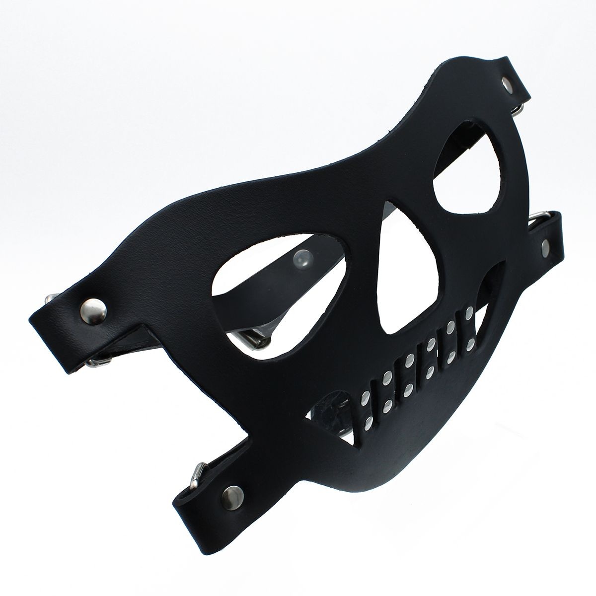 Black Leather Face Muzzle "The Bane"