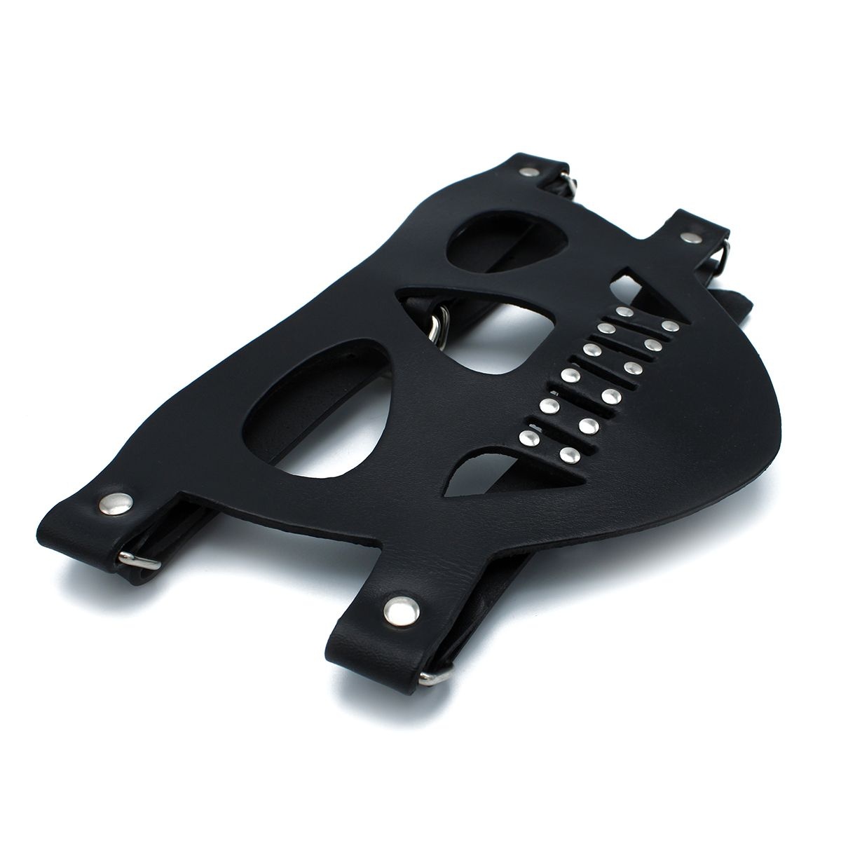 Black Leather Face Muzzle "The Bane"