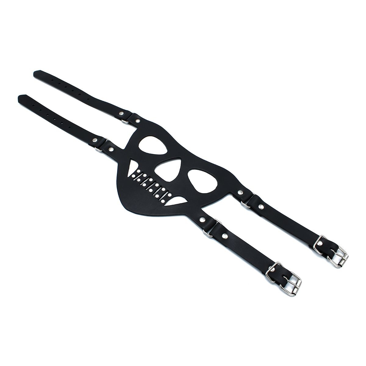 Black Leather Face Muzzle "The Bane"