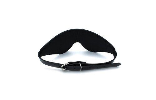 Black Leather Blindfold | Comfortable and Stylish Sensual Play