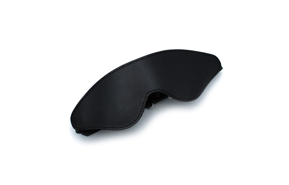 Zwarte Leren Blinddoek | Comfortabel En Stijlvol Sensatiespel
