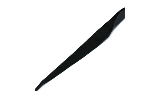 Black Leather Single Flap Whip 71 cm With D-Ring – Stylish & Strong