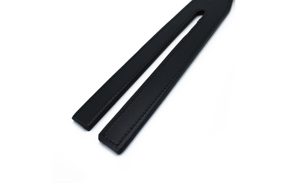 Zwarte Y-Split Paddle Van Leer | Duurzaam & Flexibel 45,5 Cm