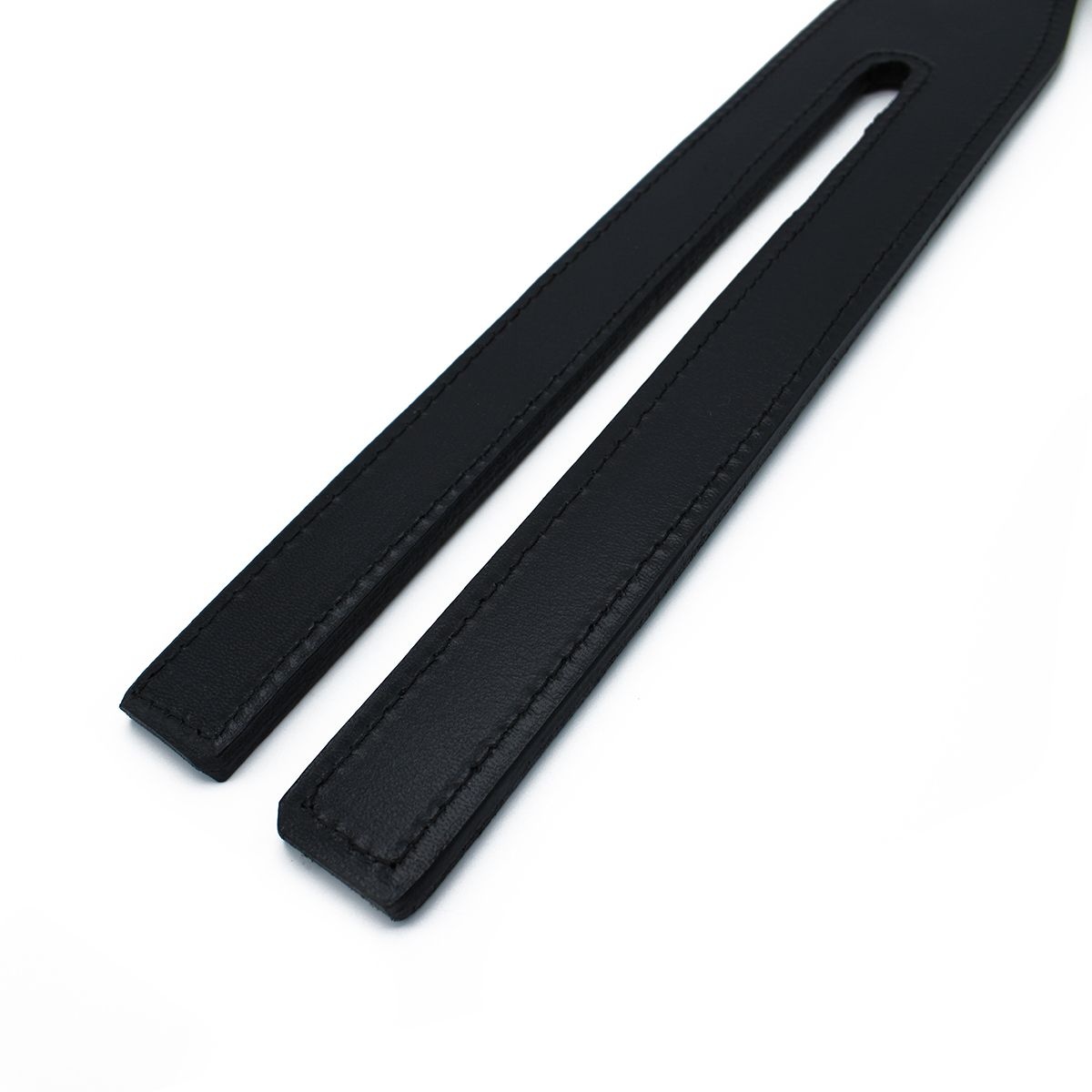 Black Y-Split Leather Paddle | Durable & Flexible 45.5 cm