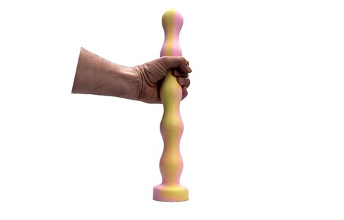 Kiotos Revolt Pink Smash 30 Medium - 42 cm Dildo Roze