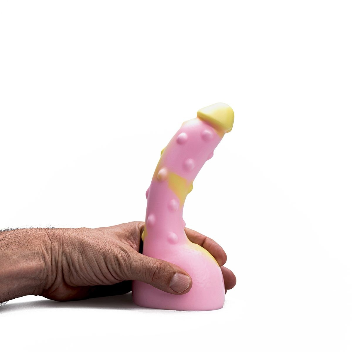 Kiotos Revolt Pink Smash 18 Small - 15 cm Roze Siliconen Dildo
