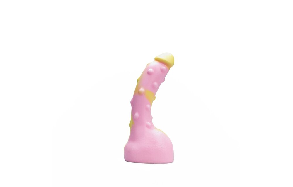 Kiotos Revolt Pink Smash 18 Small - 15 cm Roze Siliconen Dildo