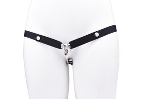 Male to Female Adjustable Chastity Device with Belt