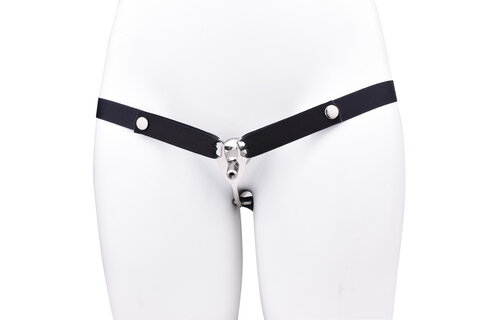 Male to Female Adjustable Chastity Device with Belt