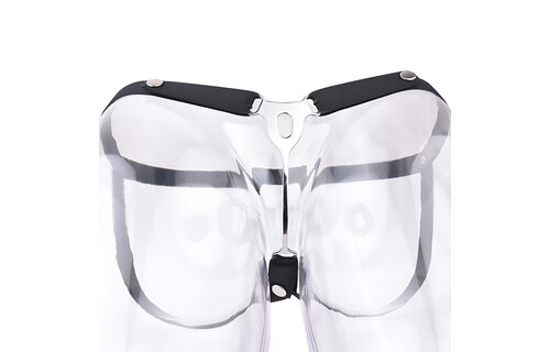 Male to Female Chastity Plate with Belt